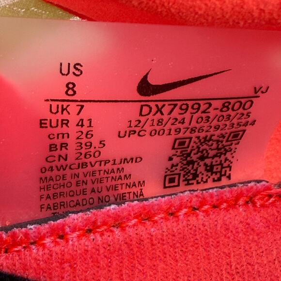 Nike Zoom X Dragonfly XC Crimson Cross Country DX7992-800 Men’s 8 / Women\'s 9.5 main image 6